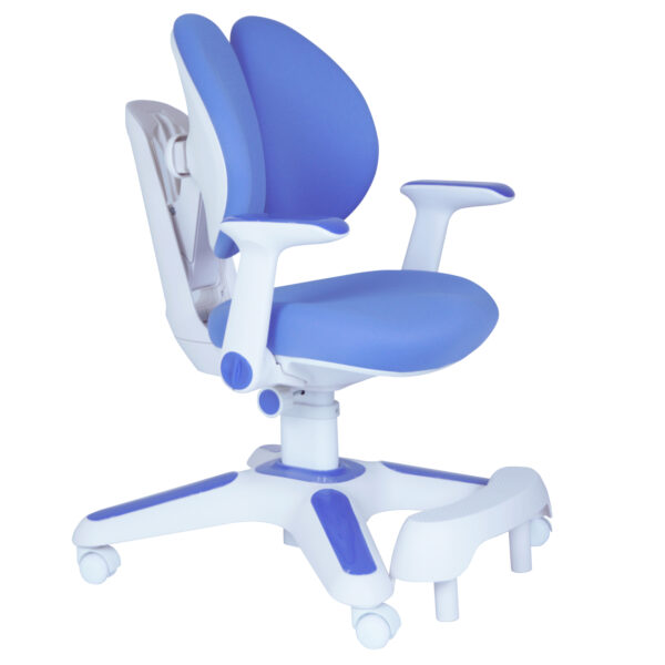 HomeDiscount-Ergonomic Children Kids Study Desk and Chair Set Height Adjustable - Blue