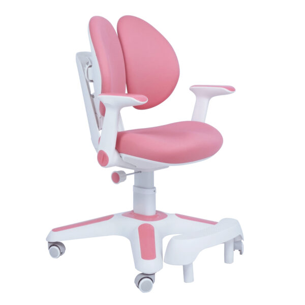 HomeDiscount-Ergonomic Children Kids Study Desk and Chair Set Height Adjustable - Pink