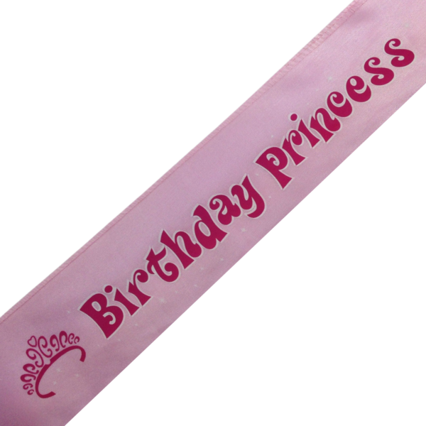 HomeDiscount-Birthday Princess Sash 21st 18th Girls Night Party Costume Celebration Bday - Pi