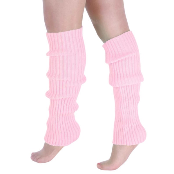 HomeDiscount-Pair of Womens Leg Warmers Disco Winter Knit Dance Party Crochet Legging Socks C