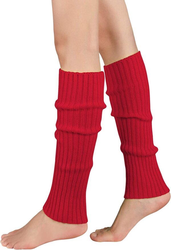 HomeDiscount-Pair of Womens Leg Warmers Disco Winter Knit Dance Party Crochet Legging Socks C