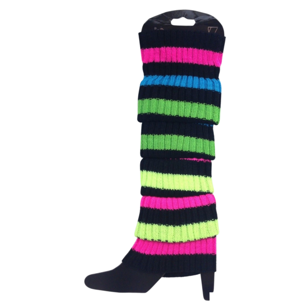 HomeDiscount-Pair of Womens Leg Warmers Disco Winter Knit Dance Party Crochet Legging Socks C