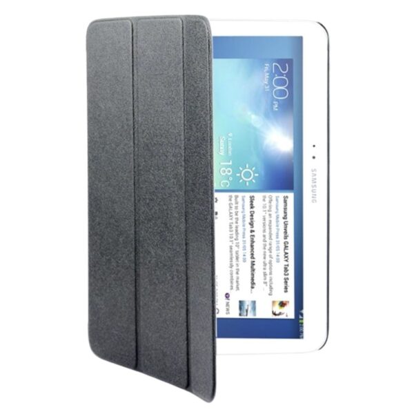 HomeDiscount-Galaxy Tab 3 10 inch Ultra Slim Triple Fold Case Cover - Black