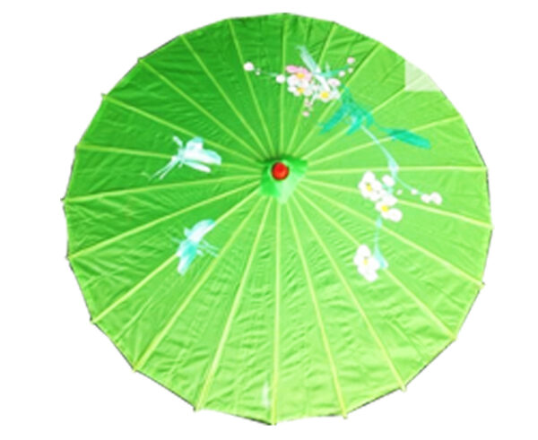 HomeDiscount-PARASOL UMBRELLA Chinese Japanese Bamboo Flower Pattern Fabric 80cm Diameter - L