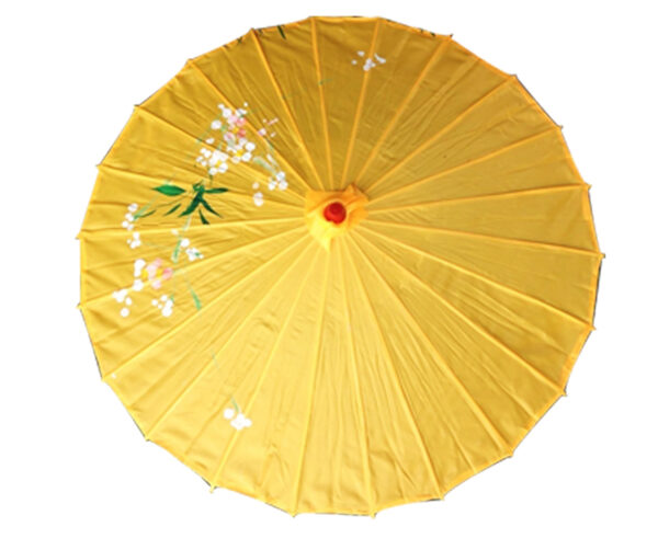 HomeDiscount-PARASOL UMBRELLA Chinese Japanese Bamboo Flower Pattern Fabric 80cm Diameter - Y