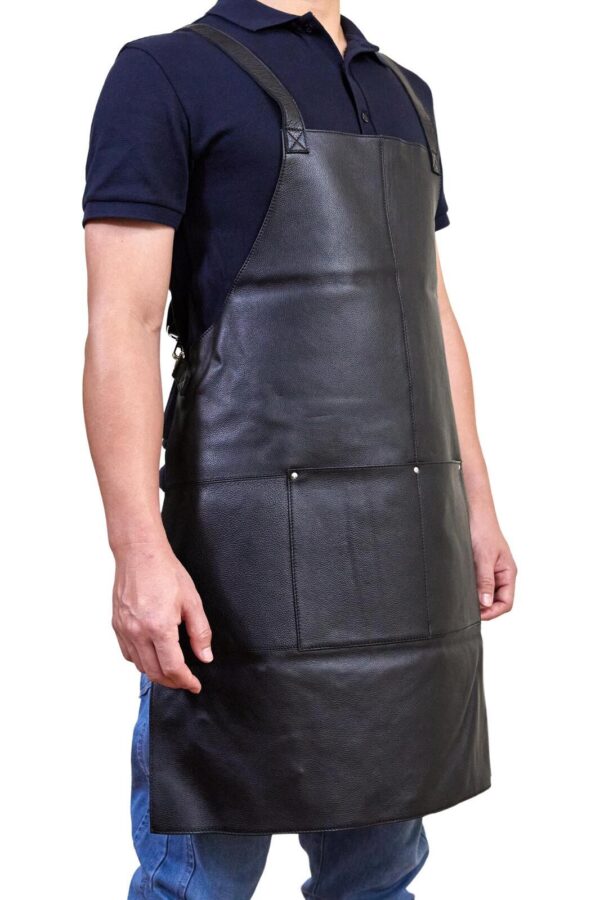 HomeDiscount-Pierre Cardin Professional Leather Apron Butcher Woodwork Hairdressing Barber Ch