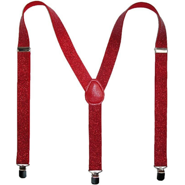 HomeDiscount-Mens Suspenders Braces Adjustable Strong Clip On Elastic Formal Wedding Slim - R