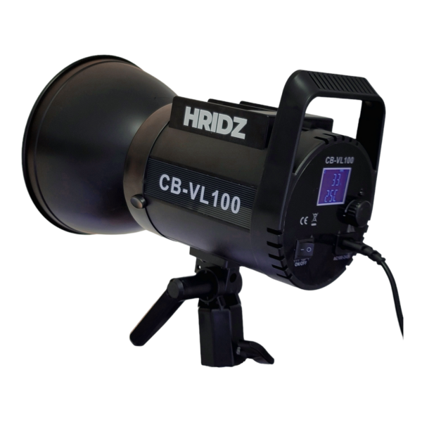 HomeDiscount-HRIDZ CB-VL100 100W Battery-Operated Bi-Colour LED Video Light Professional Outd