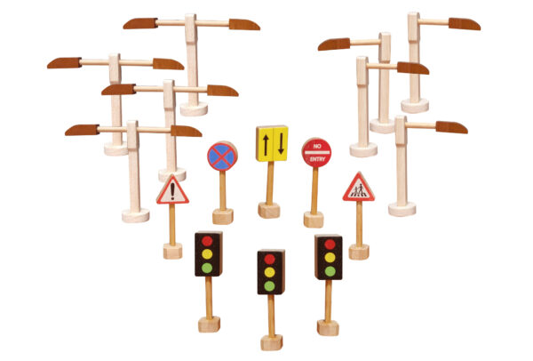 HomeDiscount-Road sign and street light set