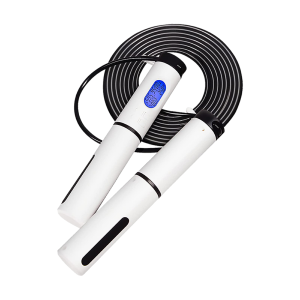 HomeDiscount-Skipping Rope Jump with Counter Smart Calorie Counting Adjustable Cable Ropeless