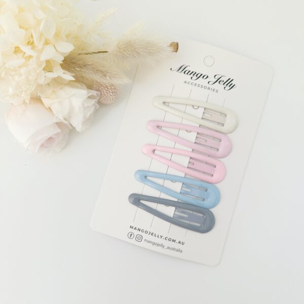 HomeDiscount-MANGO JELLY Butter Cream Hair Clips Collection - Ice cream Classic - One Pack