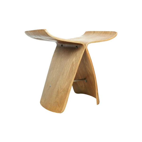 HomeDiscount-NNEOBA Creative Wood Butterfly Stool