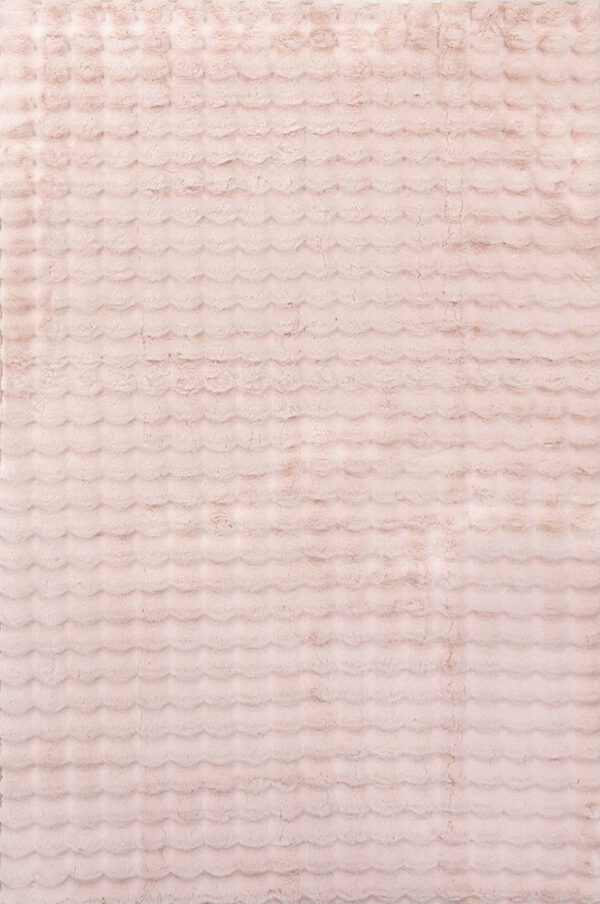 HomeDiscount-Bubble Washable Rug - Blush 220X150Cm