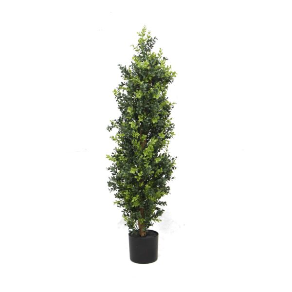 HomeDiscount-Artificial Potted Topiary Tree 120cm UV Resistant