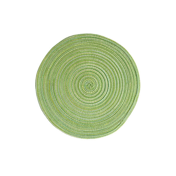 HomeDiscount-Round Woven Placemats -Colorful Braided Table Mats for Dining & Home Decor 11cm