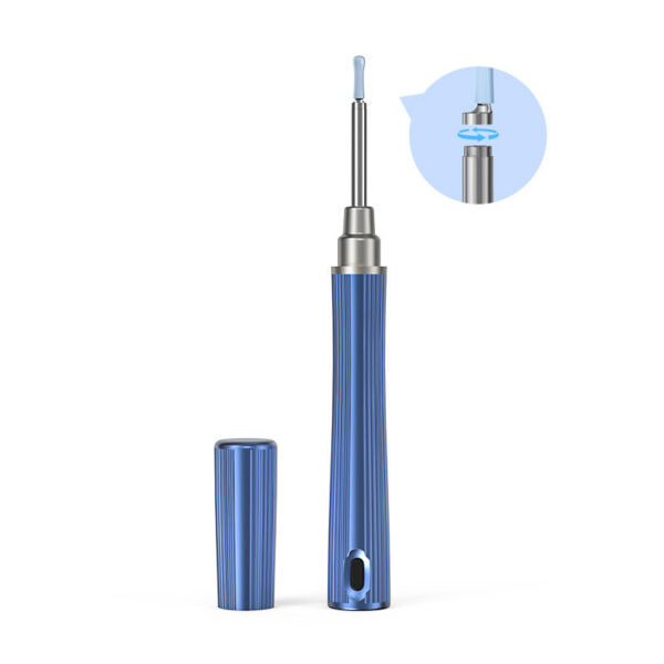 HomeDiscount-Blue Smart Visual Ear Cleaning Stick with 1080P Camera and Rechargeable Battery