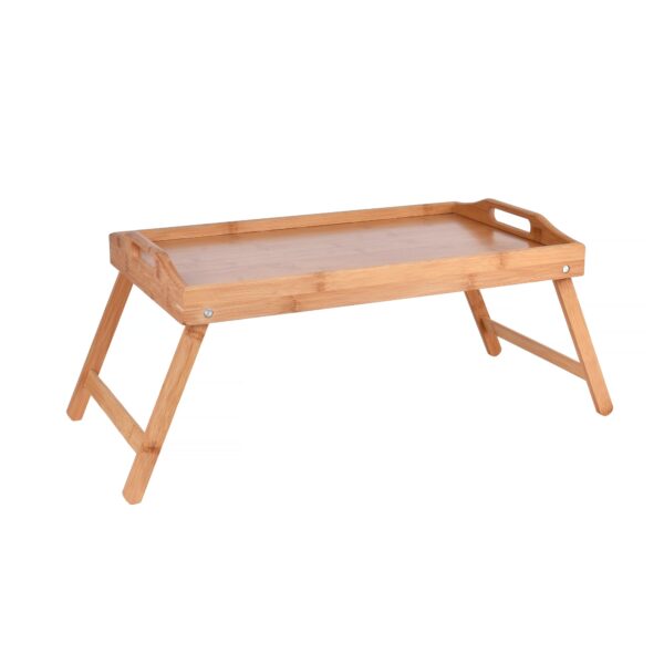 HomeDiscount-Foldable Bamboo Bed Tray / Breakfast Serving Table