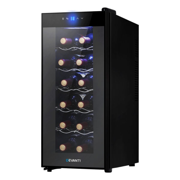 HomeDiscount-Wine Fridge Cooler 12 Bottles