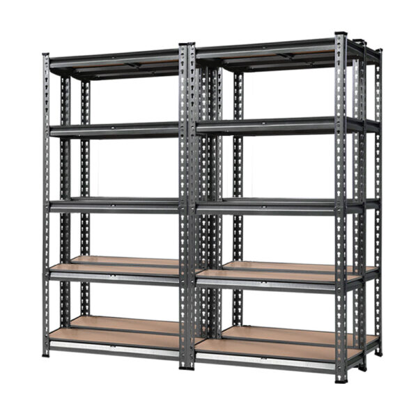 HomeDiscount-4x1.5M Garage Shelving Warehouse Rack Pallet Racking Storage Charcoal