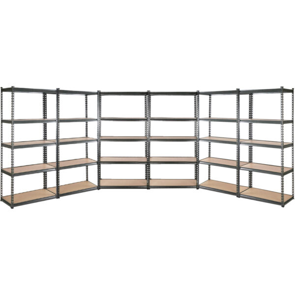 HomeDiscount-6X1.5M Garage Shelving Warehouse Rack Pallet Racking Storage Shelves