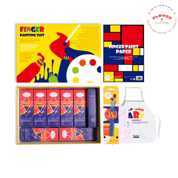 HomeDiscount-Flower Monaco Finger Paint Set