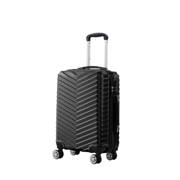 HomeDiscount-20" Carry On Travel Luggage Black 20 inch