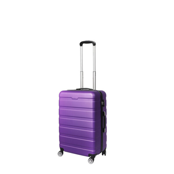 HomeDiscount-20" Carry On Luggage Case Purple 20 inch