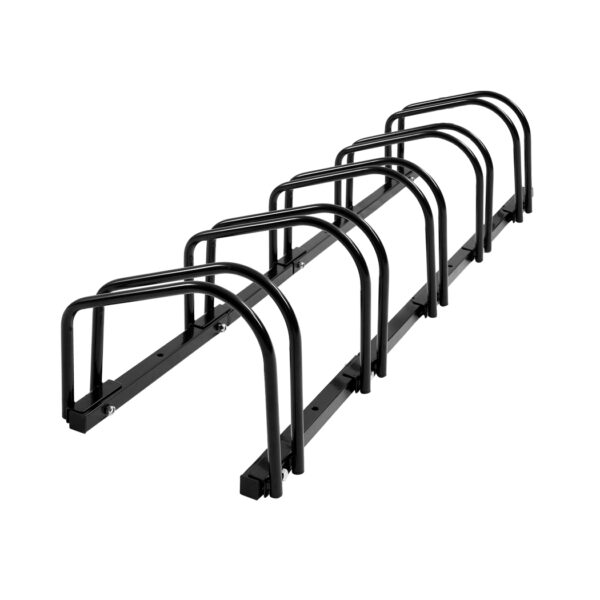 HomeDiscount-5 Bikes Stand Bicycle Bike Rack Floor