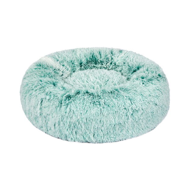 HomeDiscount-Pet Bed Cat Dog Donut Nest Calming XL Teal X-Large