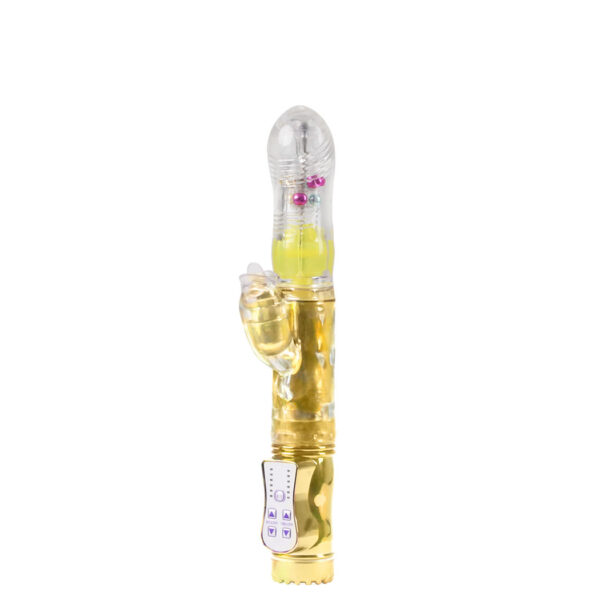 HomeDiscount-Rabbit Vibrator Masturbator Thrusting Gold