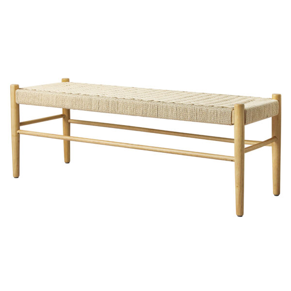 HomeDiscount-Kraft Rope Bench Seat