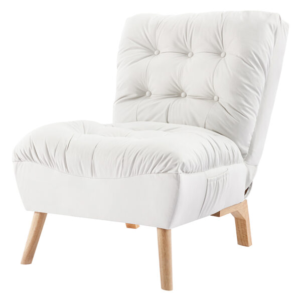 HomeDiscount-Lounge Accent Chair Sofa Recliner Cream