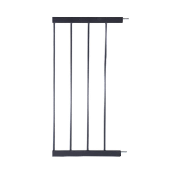 HomeDiscount-Baby Safety Gate Adjustable Pet Black 30cm Extension