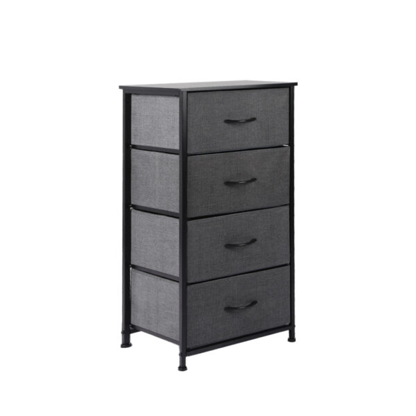 HomeDiscount-Storage Cabinet Tower Chest Dark Grey