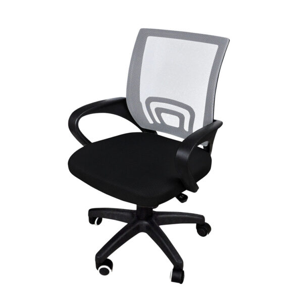 HomeDiscount-2x  Office Chair Gaming Computer Grey