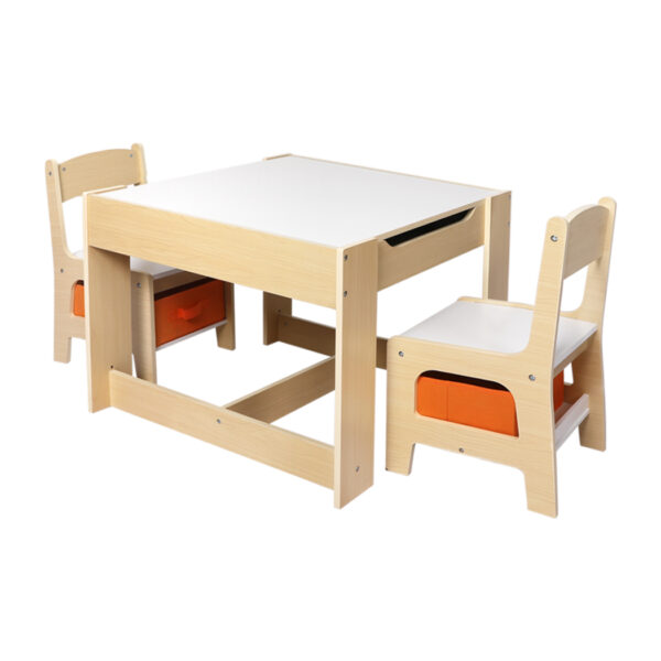 HomeDiscount-Kids Table and Chair Set Storage