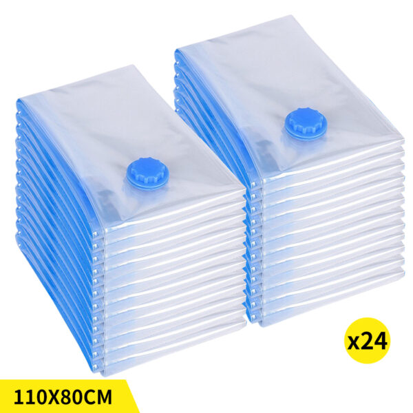 HomeDiscount-Vacuum Storage Bags Save Space Seal 110x80cm-24PK