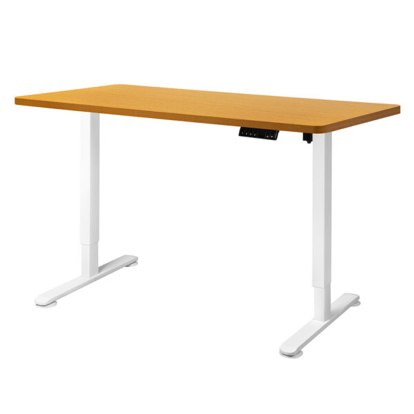 HomeDiscount-Motorised Standing Desk Height 120cm Natural 800x 1.5MM