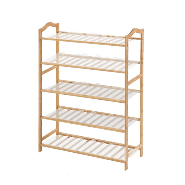 HomeDiscount-Bamboo Shoe Rack Storage Wooden