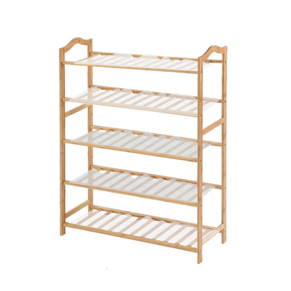 HomeDiscount-Bamboo Shoe Rack Storage Wooden