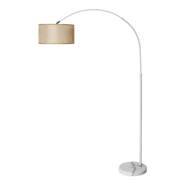 HomeDiscount-Modern LED Floor Lamp Reading Beige