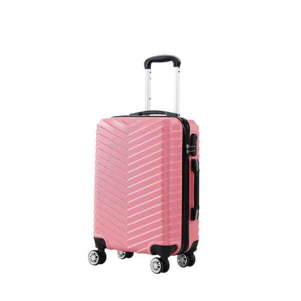 HomeDiscount-20" Carry On Travel Luggage Rose 20 inch