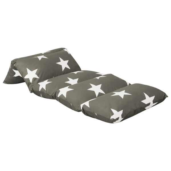 HomeDiscount-Foldable Mattress Kids Pillow Dark grey Large