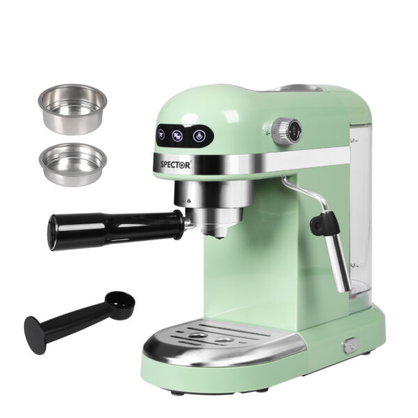 HomeDiscount-Coffee Maker Machine Espresso Green Mint