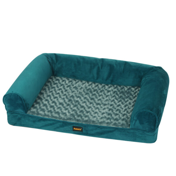 HomeDiscount-Pet Bed Sofa Dog Beds Bedding Soft M Blue Medium