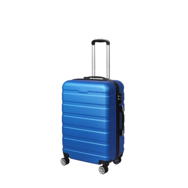 HomeDiscount-24"Luggage Case Suitcase Blue 24 inch