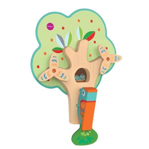 HomeDiscount-VertiPlay Wall Toy: Busy Woodpecker knocker