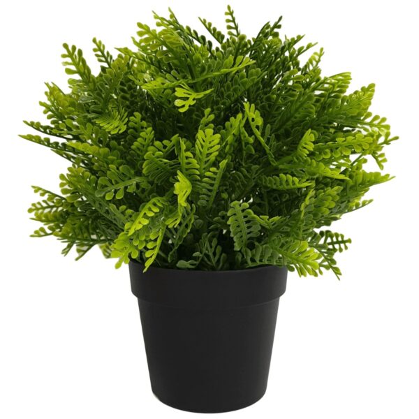 HomeDiscount-Small Potted Artificial Mimosa Fern UV Resistant 20cm